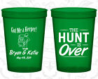 Personalized Wedding Party Cups Custom Cup (522) The Hunt Is Over