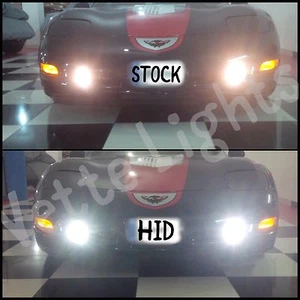 1997-2004 c5 Corvette 55w SUPER BRIGHT HID Fog Light Conversion Kit(Crisp White) - Picture 1 of 3