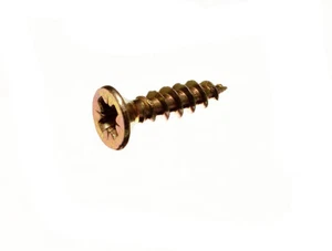 10,000 X Chip Board Screw Fixings Yzp Yellow Zinc Plated Steel 3.5 X 16 Onesto - Bild 1 von 1