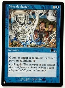 MTG Urza's Legacy (ULG 036) Miscalculation - NM Pack Fresh - Common - The List - Picture 1 of 1