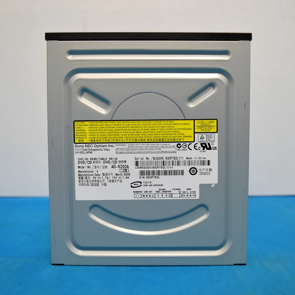 Sony AD-5200A IDE CD/DVD±RW Combo Optical Drive for Plextor PX-DTS700 & More NEW - Image 1 of 4
