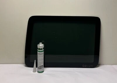 Fit 2007 to 2010 Jeep Wrangler 4 Door Passenger Side Quarter Glass Window +Glue - Image 1 of 2