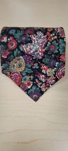 Liberty of London Archiv Design Vintage Krawatte 57"×4" Blumenmuster rot grün lila - Bild 1 von 3