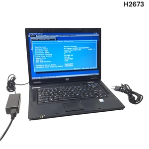 Hp Compaq nx7400 Laptop Core 2 512MB RAM No HDD No OS Boots/Bios H2673 - Picture 1 of 12
