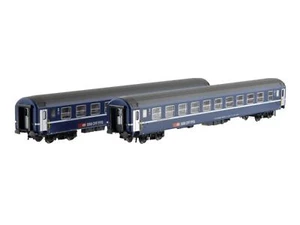 LS Models 47324 2x SBB CFF FFS 2.Kl. Liegewagen UIC-X Bcm blau Ep5 NEU+OVP - Picture 1 of 4