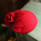 Royal Pillbox Veil Fascinator Cap Headpiece Clip Hat Mesh Wedding Party Hat Hot