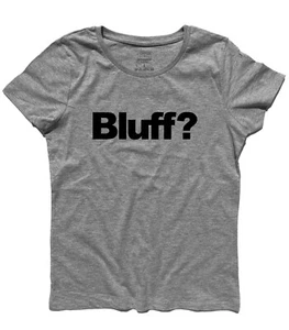 T-shirt donna BLUFF Poker Texas Hold'em carte All In cheap fiches Las Vegas - Bild 1 von 6