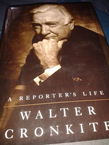 CRONKITE, WALTER " A REPORTER'S LIFE " FIRST ED, SIGNED,HARD COVR, AUTOBIOGRAPHY Cover
