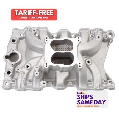 Edelbrock EDE7111 Dual Plane Aluminum Intake Manifold fits Oldsmobile V8  - Image 1 of 4