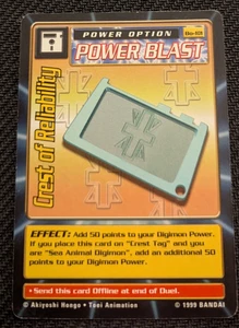 Digimon Digi Battle Series 2 BO-101 Crest of Reliability LP/NM Nonholo Rare - Picture 1 of 2