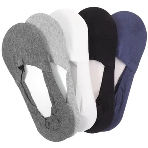 5 Pairs Low-cut Liners Socks Non Cotton Boat Hidden Invisible Socks for Men - Imagen 1 de 12