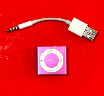 Apple A1373 iPod Shuffle 4-го поколения ME949LL/A 2GB розовый - Изображение 1 из 4