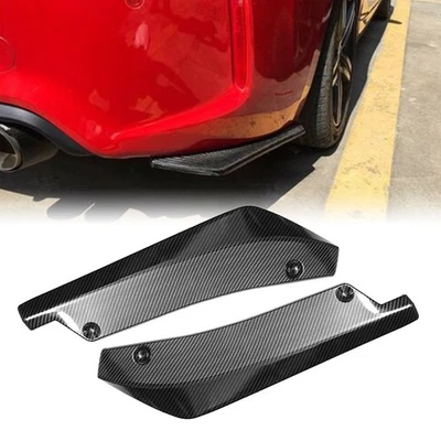 For Honda Accord Rear Bumper Corner Lip Diffuser Splitter Body Carbon Fiber - Image 1 of 4