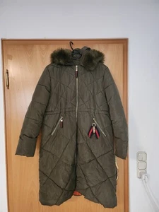 Damen Winterjacke, Steppjacke,Parka, Gr.L/ XL, Olive, lang - Bild 1 von 3
