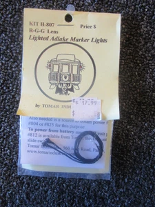 Ricambi calibro HO: marcatore Adlake illuminato scala HO (R-G-G) luci di Tomar (W201) - Foto 1 di 1