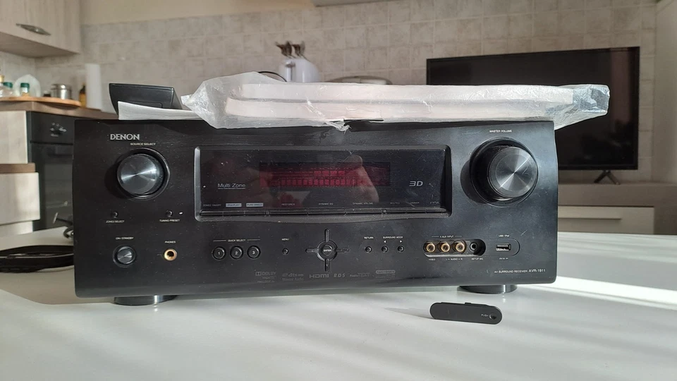 Denon AVR-1911 Sintoamplificatore AV 7.1 Dolby TrueHD DTS-HD HDMI Home Theatre - Immagine 1 di 4