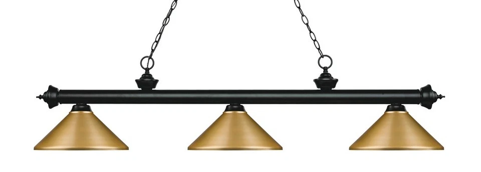 Z-Lite - Riviera - 3 Light Billiard In Traditional Style-16 Inches Tall and 14 - Image 1 of 1