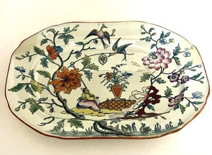 Early 19th Century Clews Warranted platter In English Dresden Chinoiserie design - Picture 1 of 16