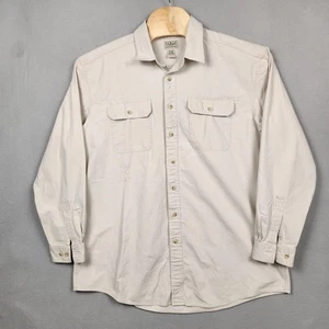 Camisa L.L.Bean Para Hombre XL Alta Caqui Manga Larga Botón Delantero Dos Bolsillos en el Pecho - Imagen 1 de 8