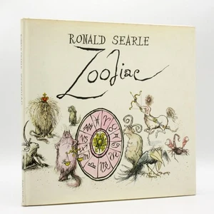 Zoodiac RONALD SEARLE 1978 1st Edition Zodiac Cartoons VG HB & Jacket - Picture 1 of 10