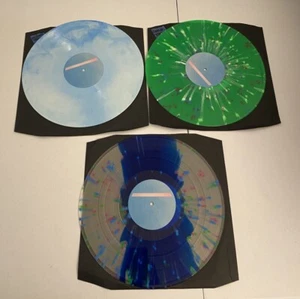 GENGHIS TRON DREAM WEAPON Limited Edition Colors Cloudy Clear Blue Green Vinyls - Picture 1 of 2