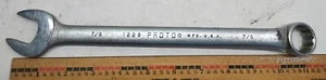 Proto Professional 7/8" 12 Point Combination Wrench 1228 USA - Picture 1 of 11