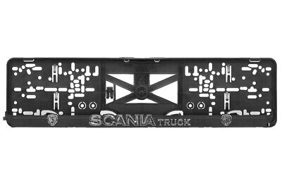 Scania 2 Stücken 3D-Effekt Kennzeichenhalter Nummernschildhalter Chrom • 17€
