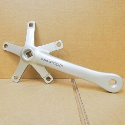 Brazo de manivela derecho NOS Shimano 105 (FC-1056) (172,5 mm)... imperfecciones menores de forja Foto 1 de 4