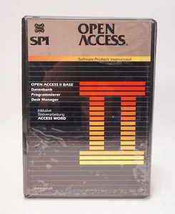 Original SPI Open Access II Base Base De Données Programmeur Avec Disquette 3,5" - Afbeelding 1 van 4