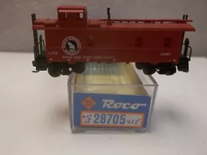 Vintage N scale Roco#28705 Caboose Great Northern #X248 KayDee couplers, NIB - Picture 1 of 5