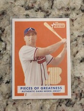 2006 Bowman Heritage JEFF FRANCOEUR Game Used Atlanta Braves Authentic Bat