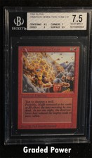BGS Alpha Dwarven Demolition Team  7.5  (0864) Magic Beckett Graded MTG