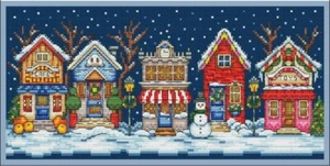 Counted Cross Stitch Kit Christmas DIY Unprinted canvas - Picture 1 of 1