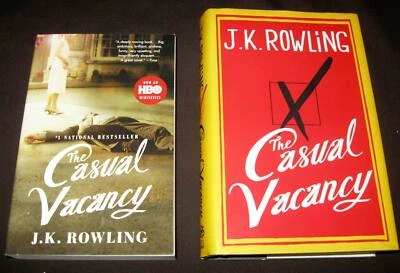 J.K. Rowling - First book for adults CASUAL VACANCY HB 1st Ed 1st print plus TPB - Image 1 of 4