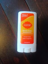 LUME Deodorant Solid Stick CLEAN TANGERINE Citrus 0.5 oz Travel Mini Size