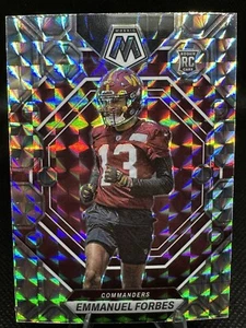 Emmanuel Forbes - 2023 Mosaic Silver Mosaic Prizm Washington Commanders #319 - Picture 1 of 2