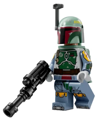 LEGO Star Wars Boba Fett Minifigura + Jetpack + Telémetro 75396 Desert Skiff Foto 1 de 3