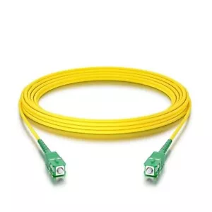 Simplex SC/APC-SC/APC Singlemode Glasfaserkabel, gelb, Länge wählbar - Bild 1 von 5