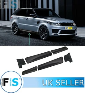 RANGE ROVER SPORT L494 DOOR MOULDING PLASTIC PODS MATTE BLACK PRIMED 2013+ - Picture 1 of 5