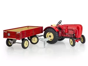 PORSCHE MASTER Tractor 419 WITH TRAILER - MADE IN CZECH REP. - Picture 1 of 4