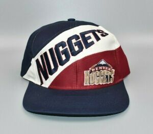 Denver Nuggets Vintage 90's Logo 7 Multi-Color Snapback Cap Hat