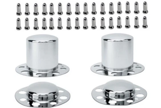 ALCOA DUALLY RODA ARO CROMADO PORCA DE RODA E TAMPA CENTRAL ARO RODA CONJUNTO 14 x 1,5 MM - Imagem 1 de 4