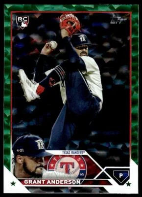 2023 Topps Update US141 Grant Anderson Texas Rangers SN Baseball Card - Image 1 of 2