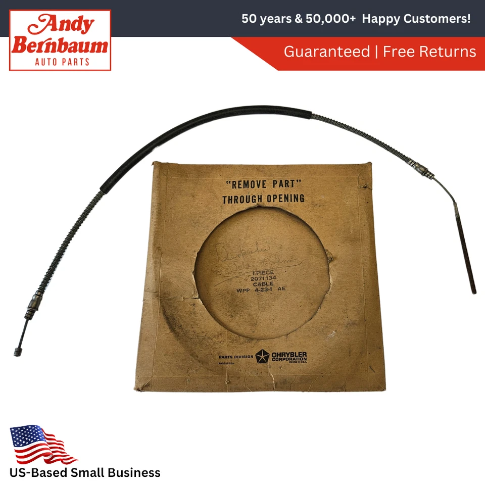 Dodge Lancer Plymouth Valiant 1961-1962 freno de cable de emergencia delantero 2071134 nuevo en stock Foto 1 de 4