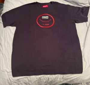 Kith x Coca-Cola “Smile with Coke” Tee - Blue - Size XL - Picture 1 of 7