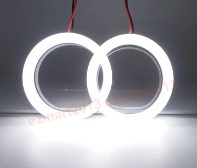 Anillos halo LED algodón blanco para Kia Borrego Mohave 09-11 faro ojo de ángel DRL Foto 1 de 4