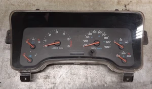 01-02 Jeep TJ Wrangler Dash speedometer cluster gauge 56009170AF gauges 204K - Picture 1 of 6