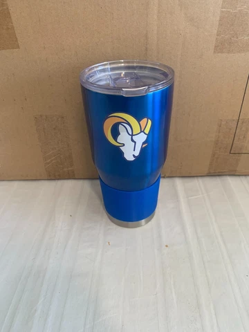 Los Angeles Rams NFL 30oz Blue Tumbler Cup Mug Logo Brands New Cover