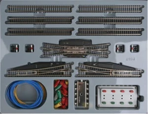 Marklin 8194 Z Scale T3 Extension Set w/ Electric turnouts scale - Picture 1 of 5