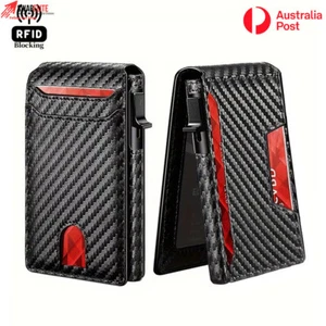 Men's Elite Pop-Up Slim Wallet - Minimalist RFID Blocking Credit Card Holder - Picture 1 of 7